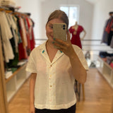 Chemise Palmiers - Blanc - I.Code