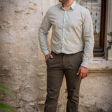 Chemise slim - Pistache - IKKS MEN