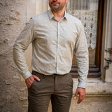 Chemise slim - Pistache - IKKS MEN
