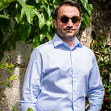 Chemise rayée - Bleu ciel - SEIDENSTICKER