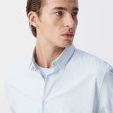 Chemise slim motif rayures aquarellées - Ciel - IKKS Men