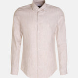 Chemise rayée - Sable - SEIDENSTICKER