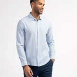 Chemise à rayures Addy - Bleu provence - Sun Valley homme