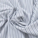 Chemise regular blanche rayures marine seawool homme - Marine - IKKS Men