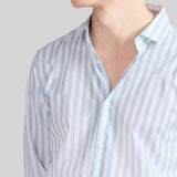 Chemise slim - Bleu - IKKS MEN