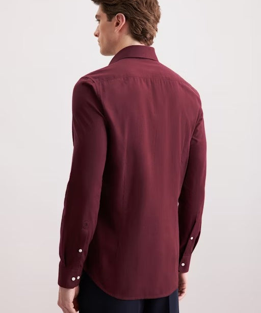 Chemise slim en flanelle pour homme - Rouge - SEIDENSTICKER