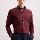 Chemise slim en flanelle pour homme - Rouge - SEIDENSTICKER