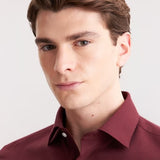 Chemise slim en flanelle pour homme - Rouge - SEIDENSTICKER