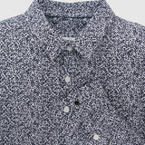 Chemise slim imprimée - Marine - IKKS HOMME