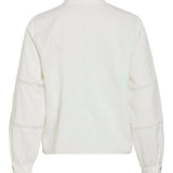 Chemise brodée bohème Vigry – Cloud Dancer – VILA