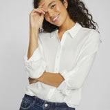 Chemise manches longues Virosa - Cloud Dancer - VILA