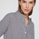 Chemise manches longues Virosa - Cloud Dancer Navy - VILA