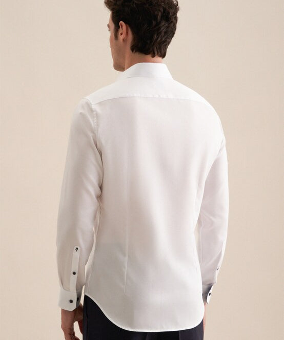 Chemise ville regular - Blanc - SEIDENSTICKER