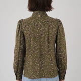 Chemisier Boho Lola Espeleta vert – porté de dos