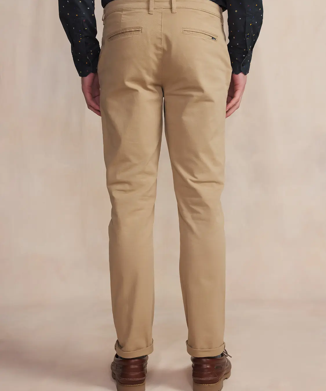Chino homme en coton Filaofan - Osier beige - TBS HOMME