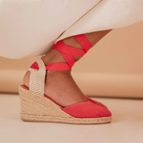 Espadrilles compensées Chloé - Miami Pink - BOBBIES