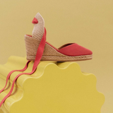 Espadrilles compensées Chloé - Miami Pink - BOBBIES