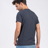 Tee-shirt uni Cinna - Marine foncé - Sun Valley homme