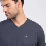 Tee-shirt uni Cinna - Marine foncé - Sun Valley homme