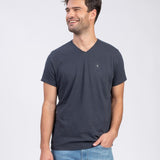 Tee-shirt uni Cinna - Marine foncé - Sun Valley homme