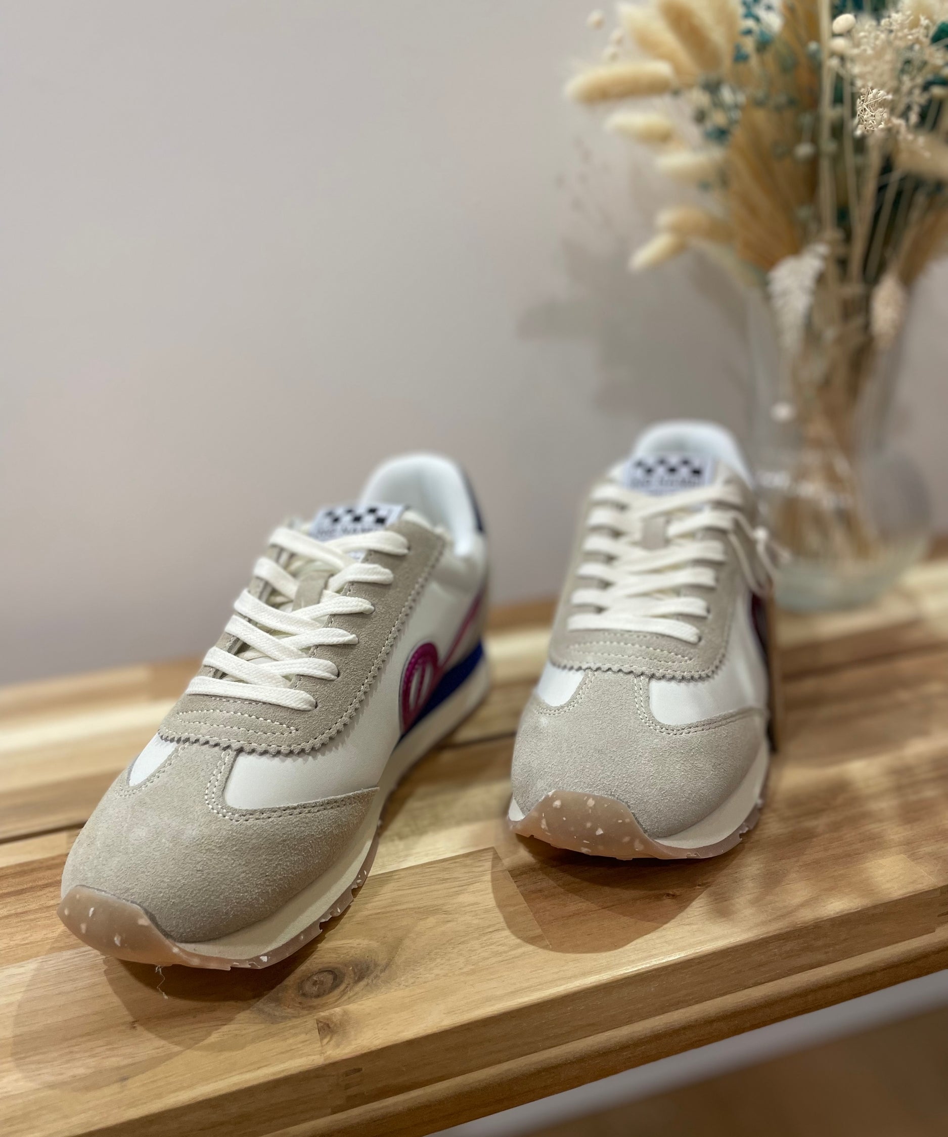 Sneakers City run - Dove/Fuxia - NO NAME