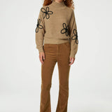 Pantalon flare Eva - Caramel - FABIENNE CHAPOT