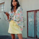 Blouse manches longues fleurie Lexi - Multicolore - FABIENNE CHAPOT