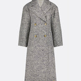 Manteau Gwen - Marine/blanc crème - FABIENNE CHAPOT