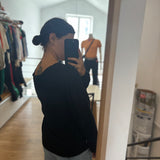 Molly V-neck cardigan - Black - FABIENNE CHAPOT