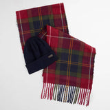 Coffret cadeau Swinton bonnet et écharpe - Tartan winterberry - BARBOUR HOMME