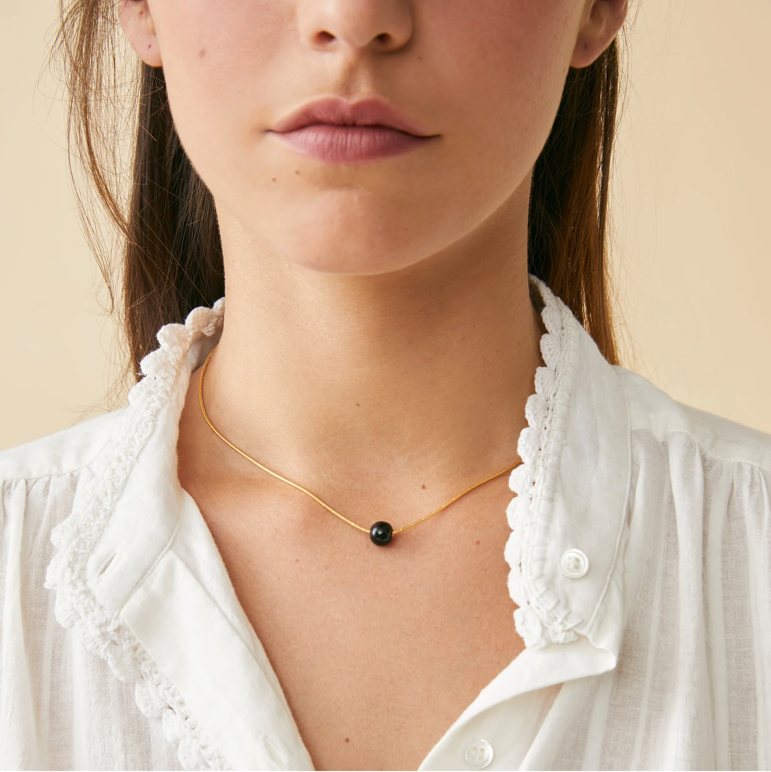 Collier Mini Lenora - Noir - FEEKA