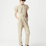 Combi pantalon asymétrique - Beige - IKKS WOMEN