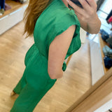 Combipantalon satinée Taylor - Verte - SUNCOO