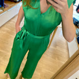Combipantalon satinée Taylor - Verte - SUNCOO