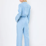 Combi pantalon en jean Vigivani - Bleu - VILA