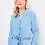 Combi pantalon en jean Vigivani - Bleu - VILA