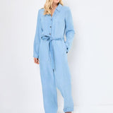 Combi pantalon en jean Vigivani - Bleu - VILA