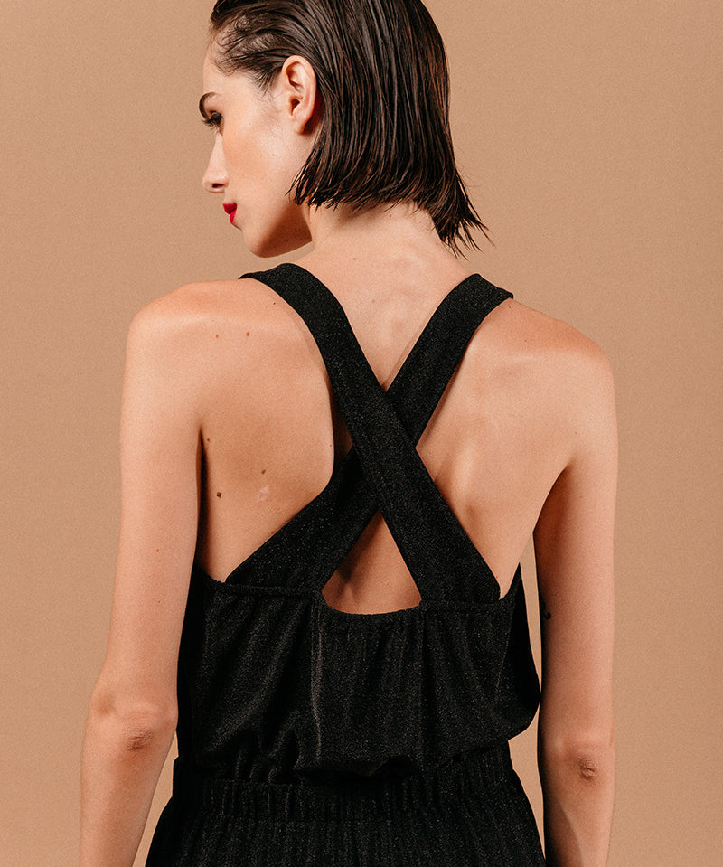 Combi pantalon Loyale - Noire - GRACE & MILA