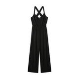 Combi pantalon Loyale - Noire - GRACE & MILA