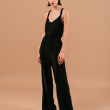 Combi pantalon Loyale - Noire - GRACE & MILA