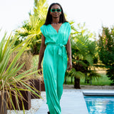 Combipantalon satinée Taylor - Verte - SUNCOO