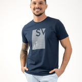 Tee-shirt Coralin - Marine - Sun Valley homme