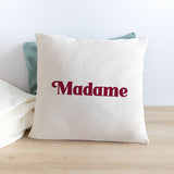 Coussin Madame - Naturel - Monsieur tshirt
