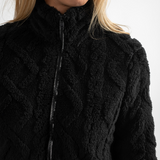 Veste sherpa zippée Dabern - Noir - Sun Valley femme