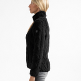 Veste sherpa zippée Dabern - Noir - Sun Valley femme