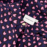 Blouse imprimée coeur Sunrise - Marine - FABIENNE CHAPOT