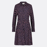 Robe chemise imprimé coeur Hayley Jane - Vainly Navy Antique - FABIENNE CHAPOT