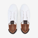 Sneakers en cuir Sparkle - Blanc café - SCHMOOVE MEN