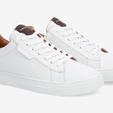 Sneakers en cuir Sparkle - Blanc café - SCHMOOVE MEN