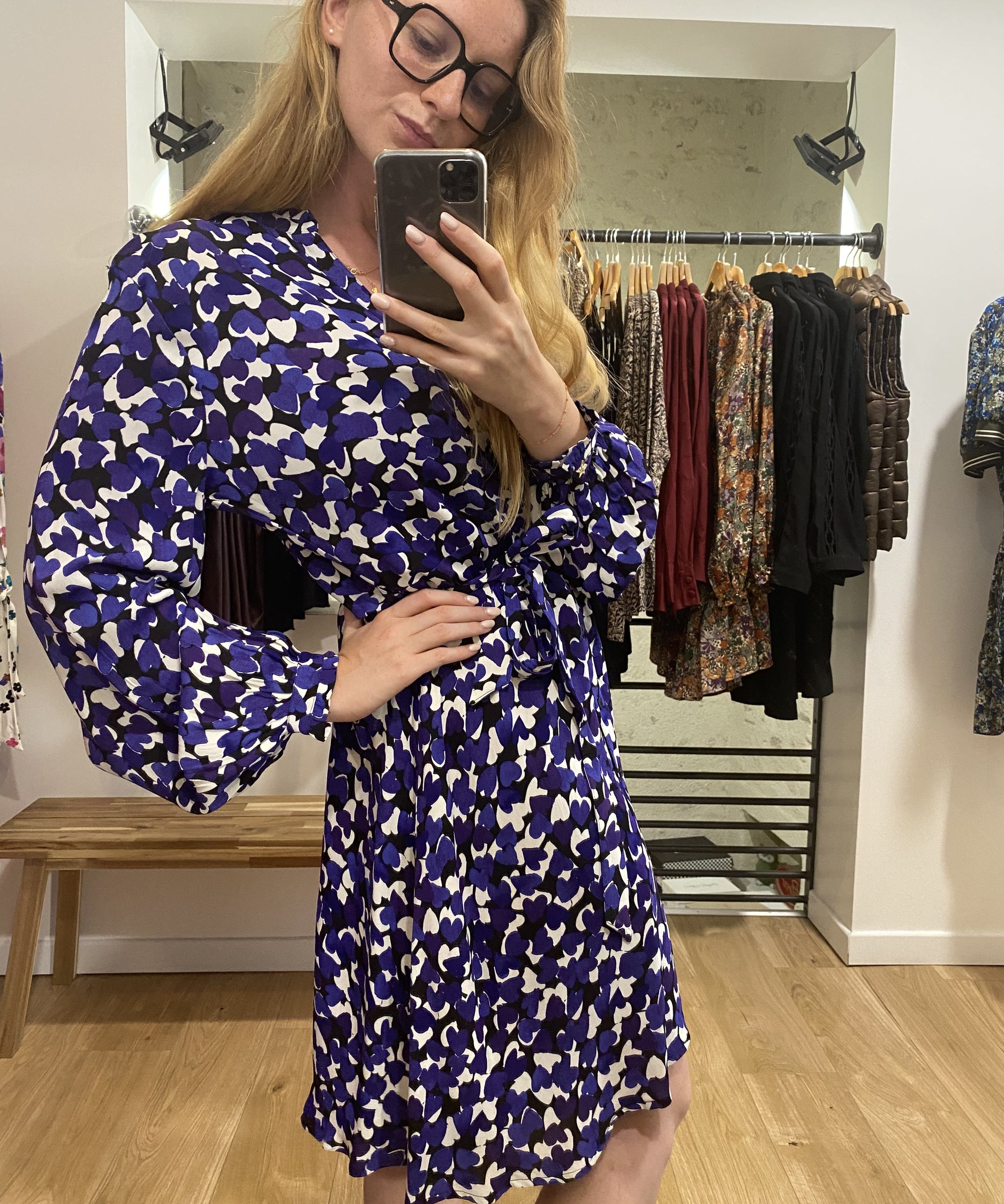 Robe chemise imprimé multicolore Dorien - Amour - FABIENNE CHAPOT